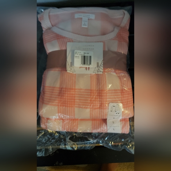 LC Lauren Conrad Pink Pajama Set - Picture 4 of 5